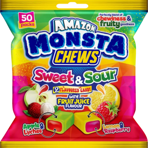 Amazon Monsta Chews 2 In 1 - Sweet & Sour